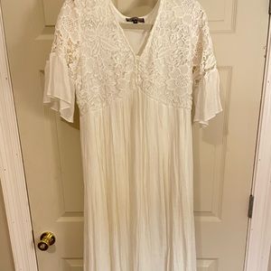 TJ Maxx White Maxi Dress
